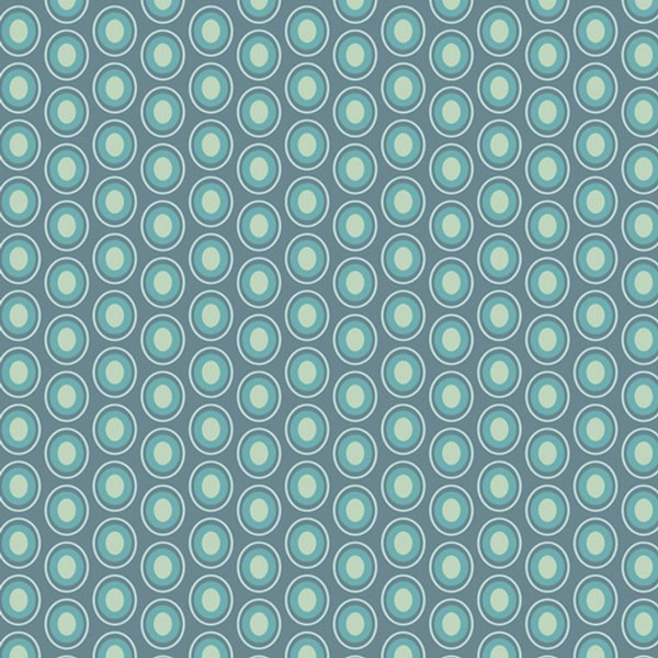 Art Gallery Oval Elements Basic Vintage Blue