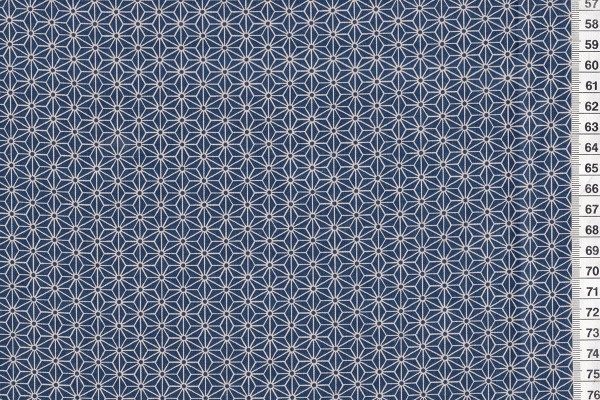 Sevenberry Kasuri Asanoha indigo