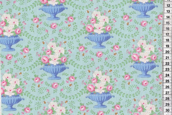 Tilda Happy Campers Flowerbees Teal