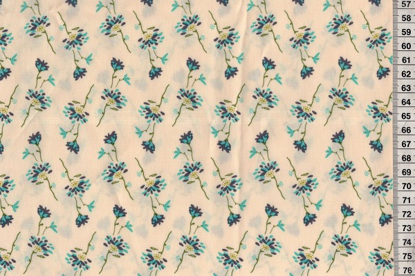 Baumwolldruck Emmy grace by bari j. flowers blue