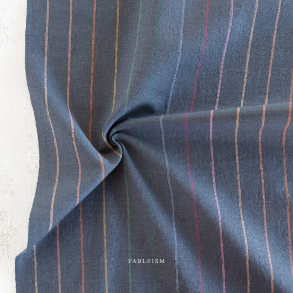 Fableism Lucky Loom Skinny Stripes Dark Rainbow - beidseidig nutzbar