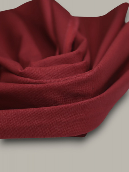 mind the Maker Dawn Cotton Canvas Deep Red