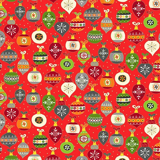 Santa Express Baubles-Red