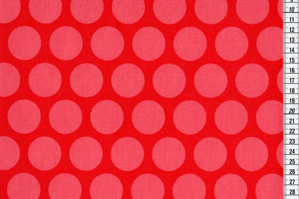 Wachstuch Super Dots Raspberry/Peachy Pink
