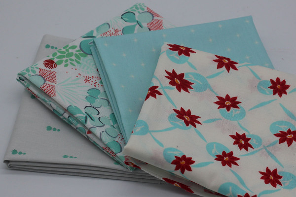 Fat Quarter Set Stashbuilder türkis