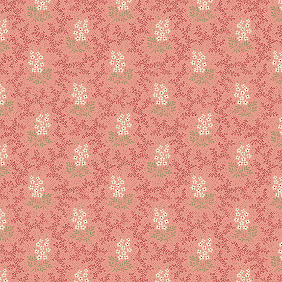 Edyta Sitar Laundry Basket Quilts Cocoa Pink Mountain Laurel Azalea