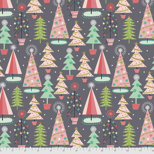 Fa La La by Maude Ashbury Christmas Spruces-Grey