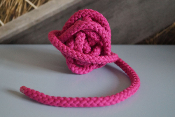 Baumwollkordel 8 mm pink