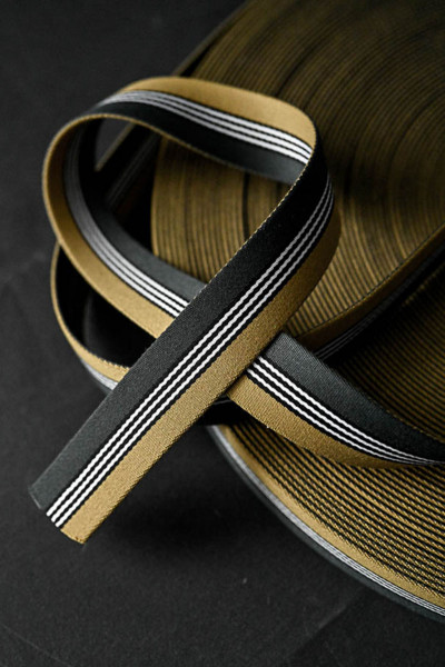 Gurtband Dashing Gold/Green 35 mm
