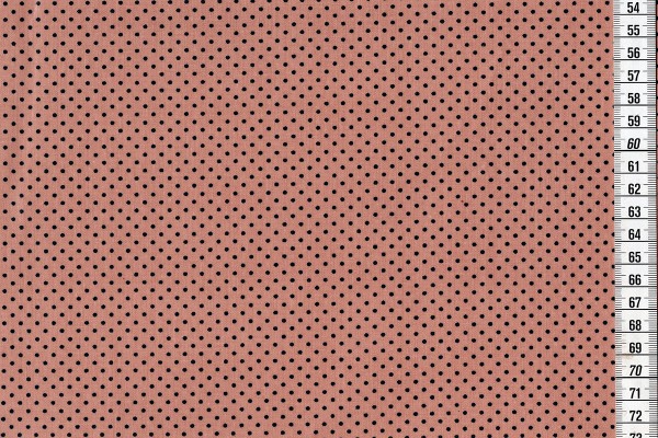Wachstuch Dots Powder Rose/ Petrol