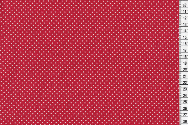 Dekostoff Dots Cherry