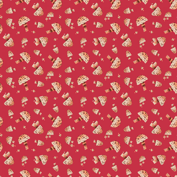 Dear Stella Fabrics Rae Ritchie Santawood Mushrooms