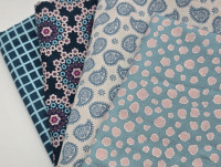 Stoffpaket MEZ Baumwolle Mandala Fantasy Collection blau