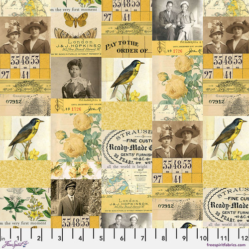 Tim Holtz Palette Yellow Collage