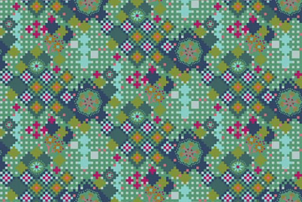 Anna Maria Horner Love Always Postage Due Jade