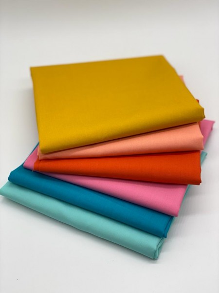 Fat Quarter Set Sunburst Solids Blenders
