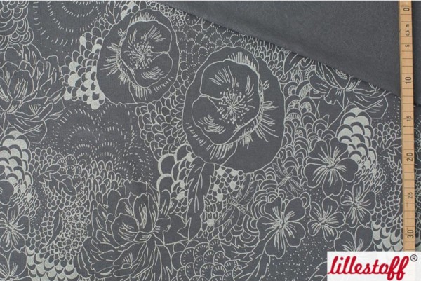 Wolljersey Sommarfeel grau