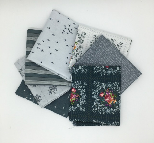 Fat Quarter Set Nonna by Giucy Giuce coal