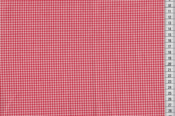 Westfalenstoffe Pompadour Vichykaro rot/weiß