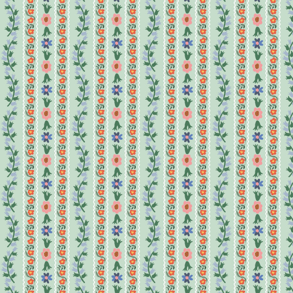 Rifle Paper English Rose Delphine Mint