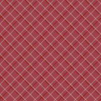 Close to My Heart Finishing Touches Criss Cross Plaid Cardinal Red