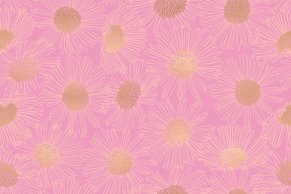 Ruby Star Society Melody Miller Reverie Daisy Sketch Metallic Daisy