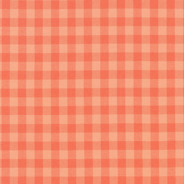 Elizabeth Hartman Kitchen Window Wovens Gingham Nectarine