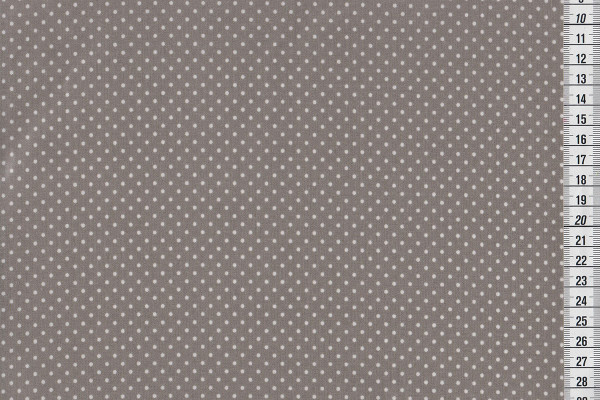 Wachstuch Oilcloth Dots grey