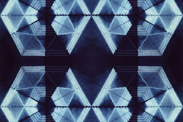 Shirbori Dye indigo by Kim Eichler-Messmer