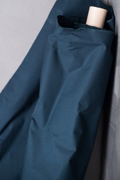 Gewachste Baumwolle (Dry Oilskin) midnight