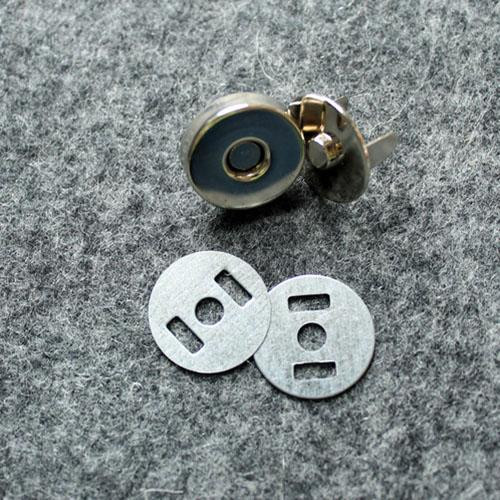 Magnetverschluss 18 mm silberfarben