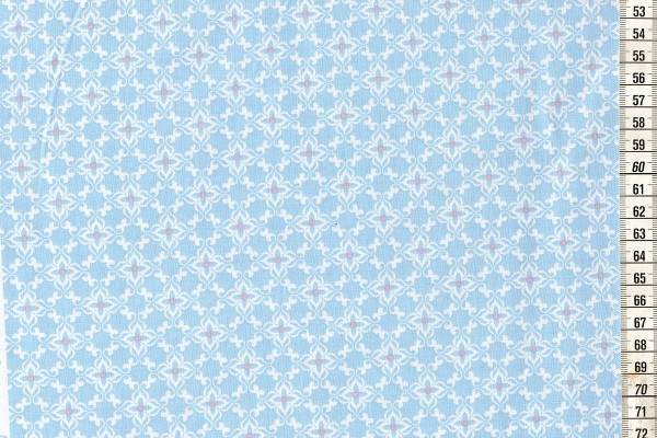 Ring a Roses Blooms Ornamente hellblau