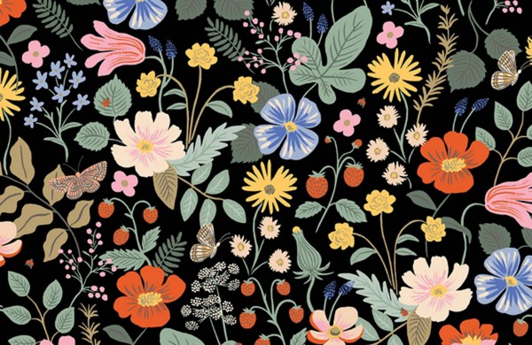 Strawberry Fields black Rifle Paper