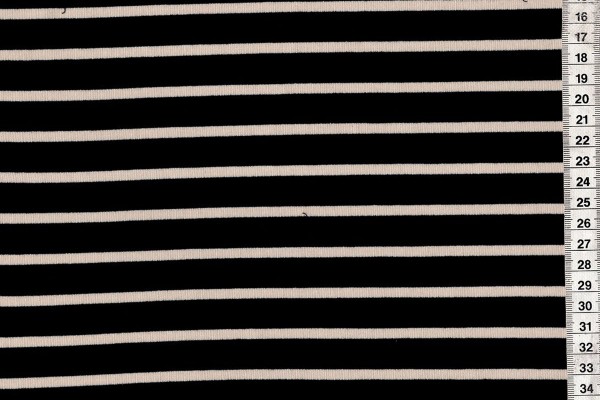 French Terry Stripes navy/beige