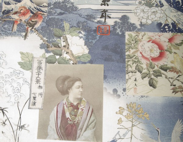 bedruckter Dekostoff Japanese Elegance