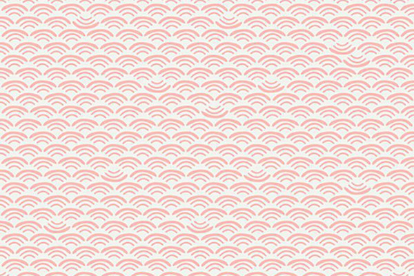 Ruby Star Society Koi Pond by Rashida Coleman Hale Smile and Wave Peach FIzz