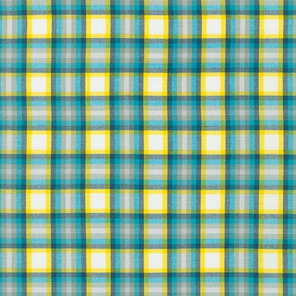 Elizabeth Hartman Kitchen Window Wovens Multi Cyan