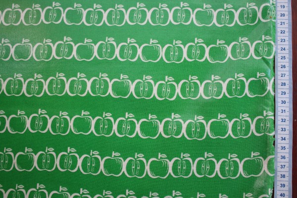 Wachstuch Tréfle Kokka apples green