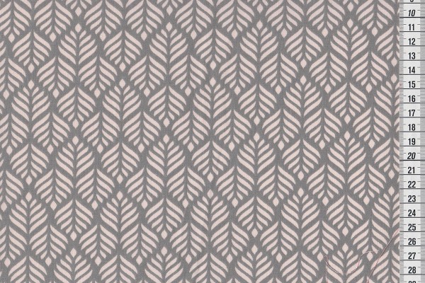 Dekostoff Trigo soft rose/grey