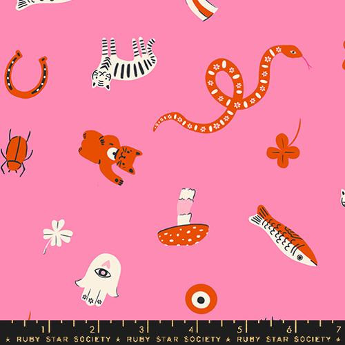 Ruby Star Society Ooh Lucky Lucky by Alexia Marcelle Abegg Good Luck Pink