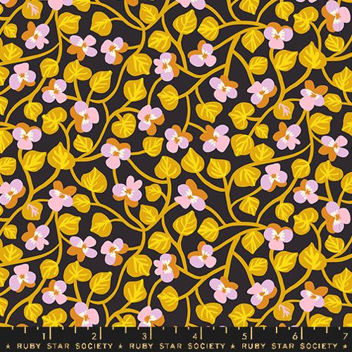 Ruby Star Society Kimberly Kight Bird is the Word Pansy Soft Black