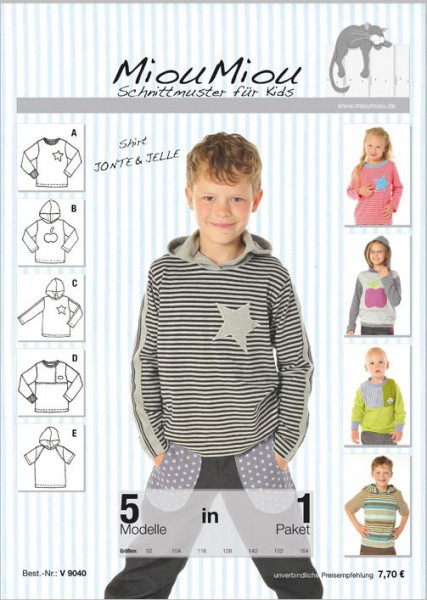 Miou Miou Schnittmuster Kinder V9040