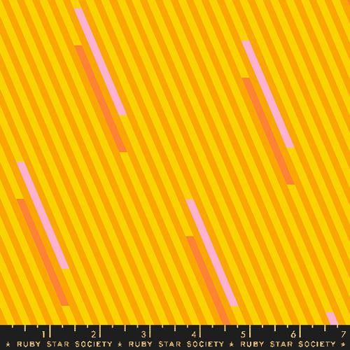 Ruby Star Society Collaborative Collection Eye Candy Stripes Clementine