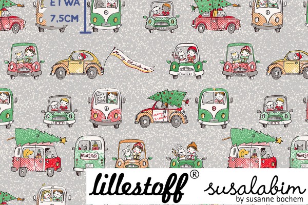 Lillestoff Webstoff Susalabims Weihnachtsmööpmööp