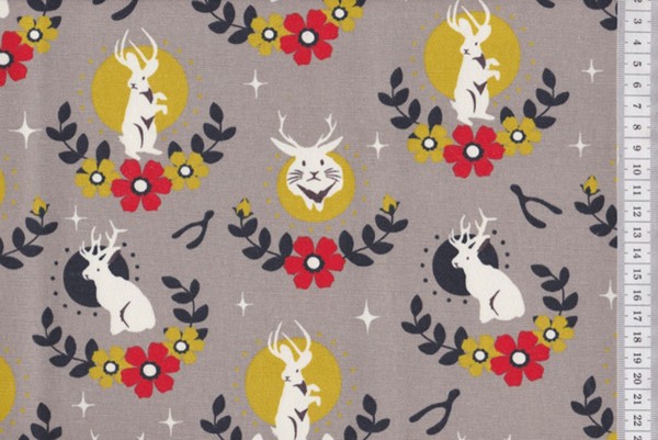 Birch Bio Canvas Tall Tales Jackalope shroom