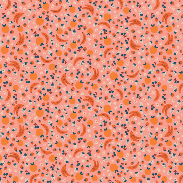 More Pie Dana Willard fruitsalad coral