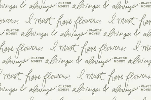 Bonnie Christine Gathered Schriftzug