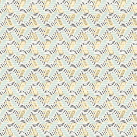 Cotton and Steel Tidepool - Modern Meadow Windswept Golden Fields