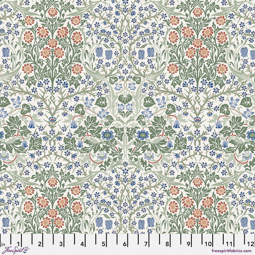 Baumwoll-Voile Cotton Lawn Bexleyheath Moris&Co. Blackthorn Multi