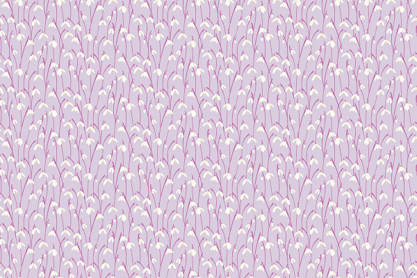 Arcadia by Pippa Shaw Snowdrops lilac